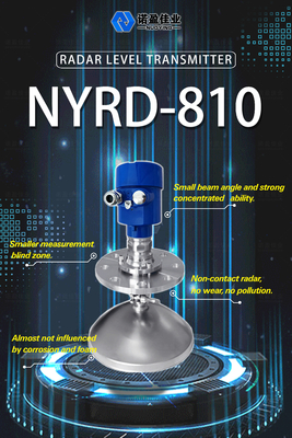 شراء 26GHz NYRD-810 رادار موجة العداد عالي التردد مستوى الصلب جهاز استشعار موجه رادار مستوى حمض جهاز إرسال online manufacture