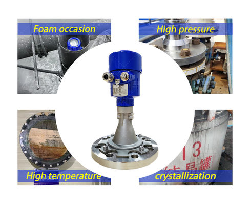 سعر جيد NYRD-PB-B ±3mm الدقة رادار دقة عالية مستوى المياه مستشعر لسوائل الخزان والجسيمات الصلبة رادار مقياس مستوى الانترنت