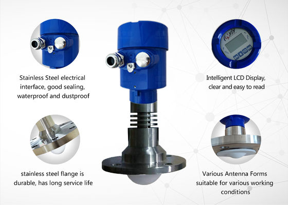 سعر جيد مستشعر مستوى المياه القوي التآكل السائل غير المتصل 26GHz NYRD-TJ-B رادار مقياس جهاز الإرسال الانترنت
