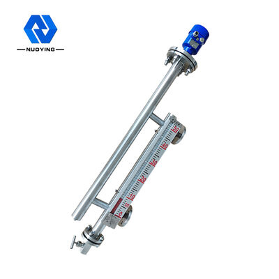 شراء مؤشر المستوى المغناطيسي العمودي الوقود SIL DC 4-20mA الفولاذ المقاوم للصدأ online manufacture