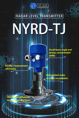 Good price مستوى المياه القوي السائل التآكل غير المتصل 26GHz NYRD-TJ-A جهاز رادار لقياس مستوى المياه الانترنت
