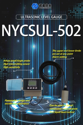 Good price مقياس مستوى الموجات فوق الصوتية من دون اتصال 4-20mA NYCSUL-502 1mm Split Ultrasonic Open Channel Flow Meter شاشة LCD الانترنت