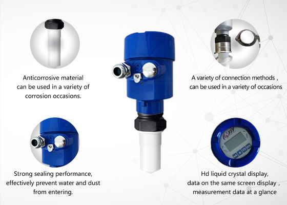 Good price 4-20mA NUOYING 26GHz NYRD805 جهاز إرسال مستوى الرادار مناسب لمختلف السوائل التآكل مع مواد PTFE الهوائي الانترنت