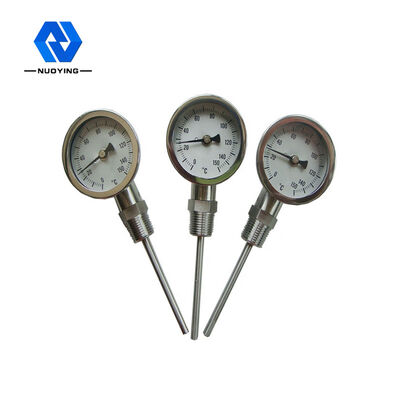 سعر جيد 60mm الطلب ثنائي المعدن مقياس درجة الحرارة 1.5 دقة SS304 0-150 درجة الانترنت