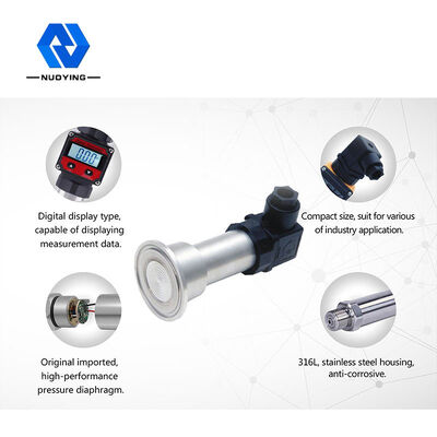 سعر جيد المصنع المباشر 4-20ma 1-5V IP65 24v ناقل الضغط / المحول / رقائق المستشعر ODM يدعم الغاز / السائل OEM ضغط C الانترنت