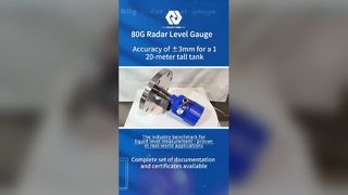 مقياس مستوى الرادار 80 جيجا هرتز قياس عالي الدقة